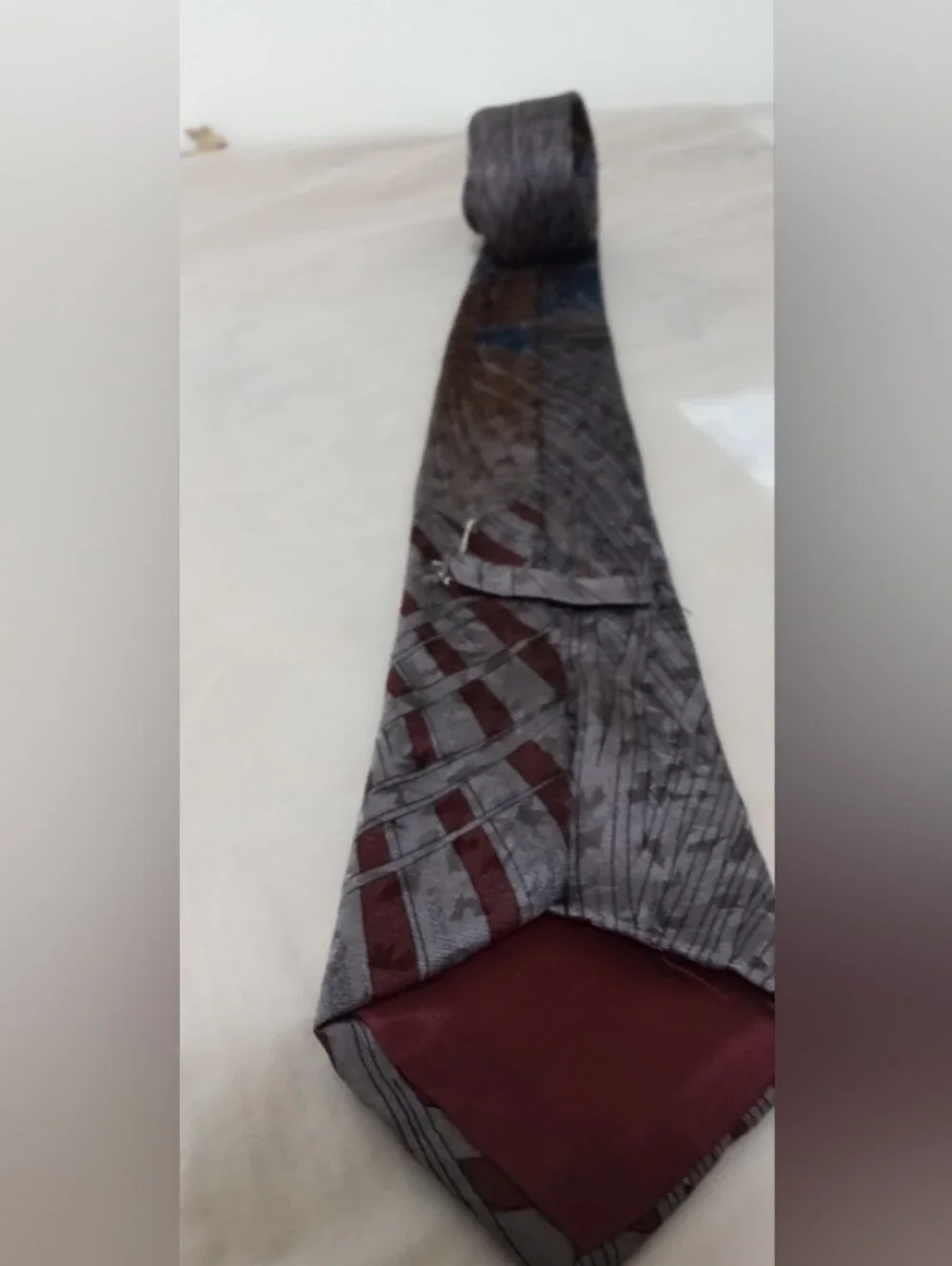 Vintage Stefano Handmade in Milano Italy 100% Silk Foliage Necktie – 59